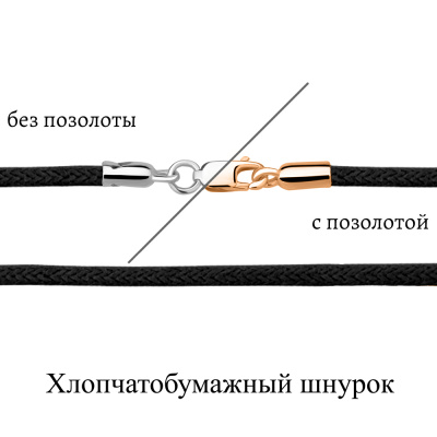 Шнур текстильный 71373У серебро