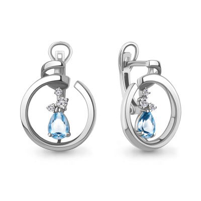 Серьги 4758505А.5 серебро