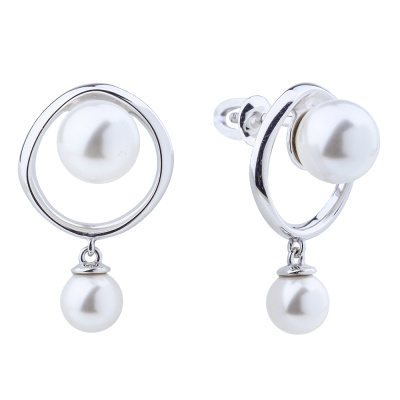 Серьги подвесные 1053312-01250-2S серебро