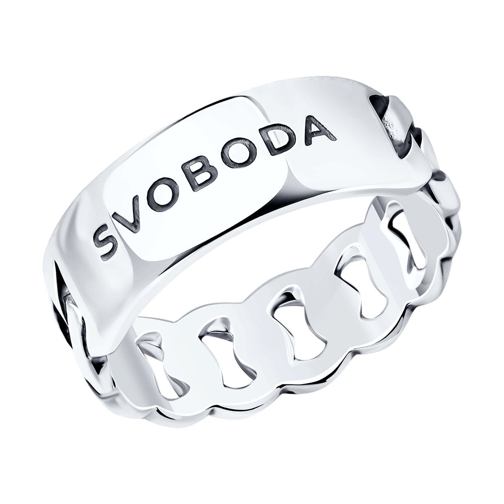 Кольцо 95010225 серебро svoboda - купить по цене от 2 824.20 ₽