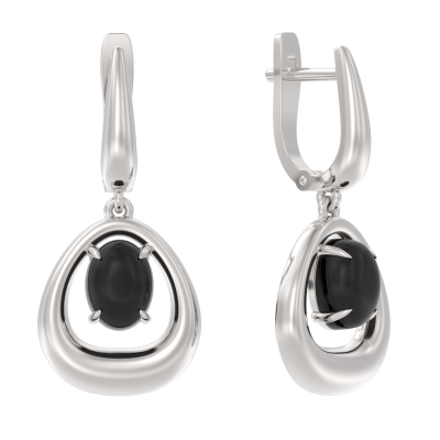 Серьги подвесные 1057052-01290-Y серебро