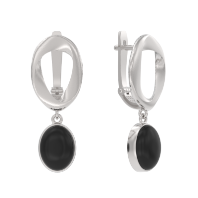 Серьги подвесные 1048492-01290-Y серебро