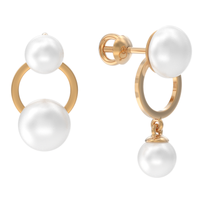 Серьги подвесные 1044272-11250 золото