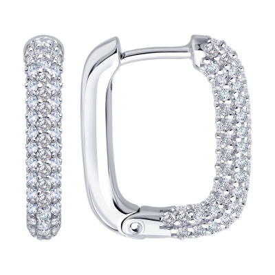 Серьги 94026887-91 серебро