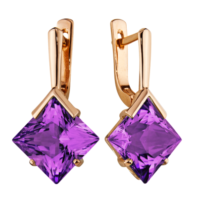 Серьги 3251ам золото