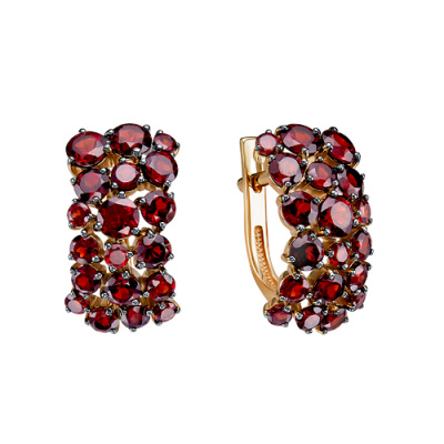Серьги дорожка С124-6603Гр золото