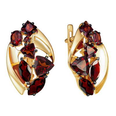 Серьги С124-6045Гр золото