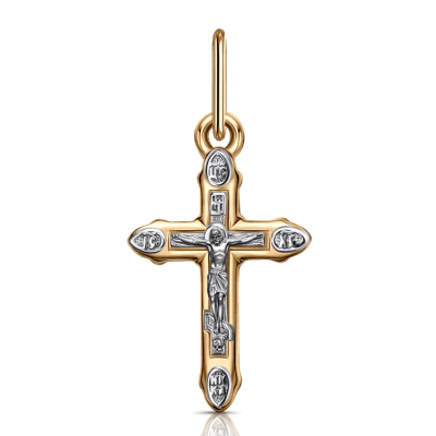 Крест христианский Кр102-2555 золото