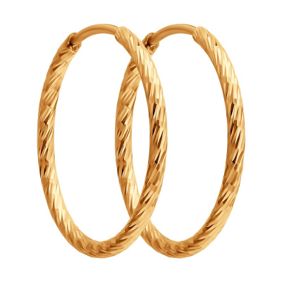 Серьги конго 140244 золото