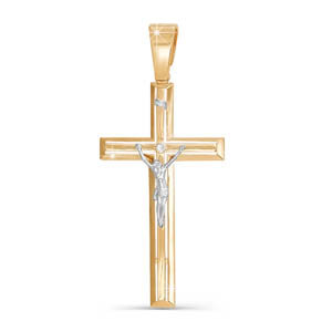 Крест христианский 080139 золото