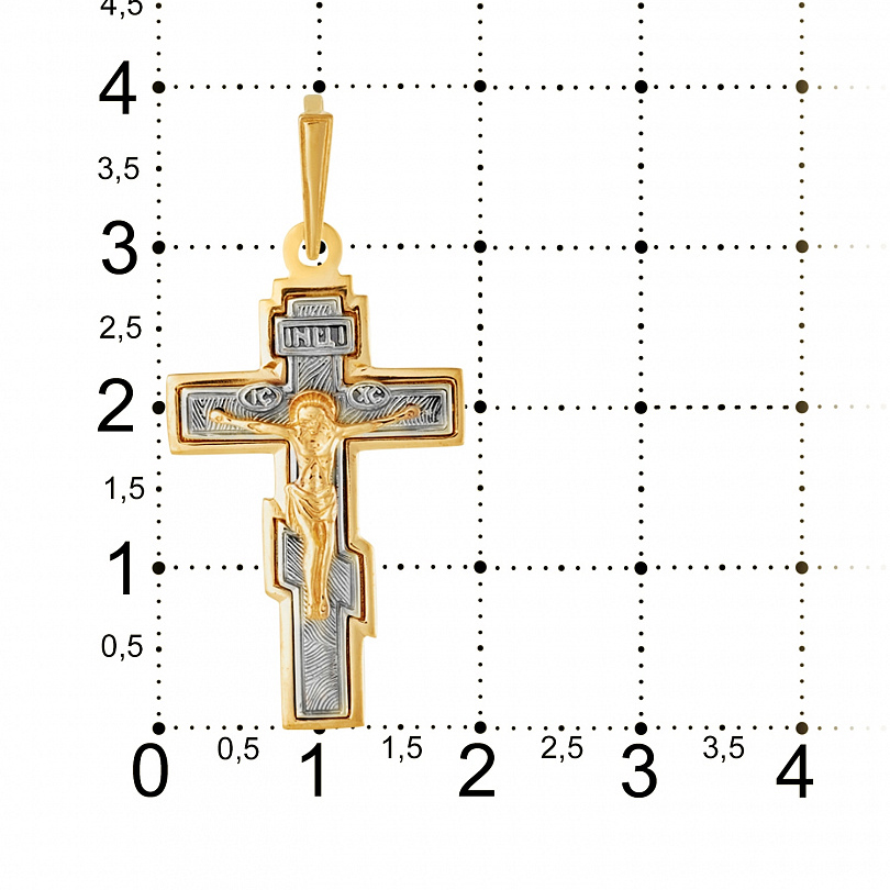 Крест христианский 74031 золото