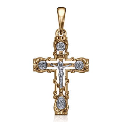 Крест христианский Кр102-2456 золото