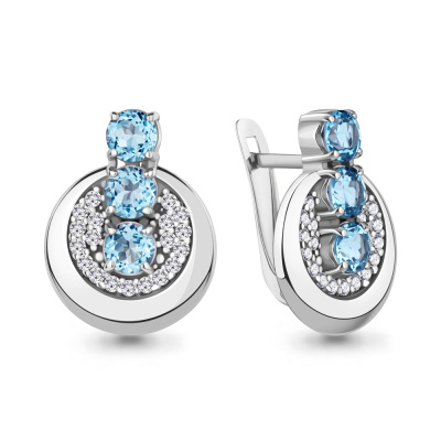 Серьги 4783405А.5 серебро