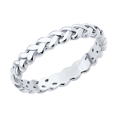 Кольцо 94014087 серебро