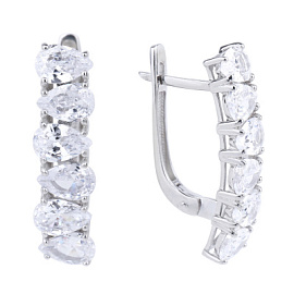 Серьги дорожка 02-10-01245-41-00 серебро