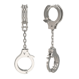 Серьги подвесные 1036842-00000 серебро наручники
