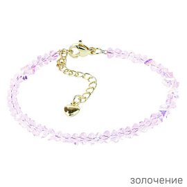 Браслет из бусин Б-Юкр-80-17 ювелирный сплав