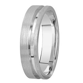 Кольцо обручальное 10-725с серебро