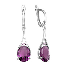 Серьги подвесные с3320р серебро
