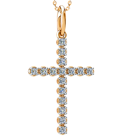 Крест декоративный 01-418435 золото