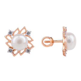 Серьги пусеты 1054402-11150 золото