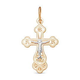Крест христианский 23-0018 золото Полновесный