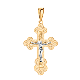 Крест христианский 3378 золото