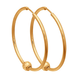 Серьги конго 140115 золото