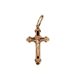 Крест христианский КР-039 золото Полновесный