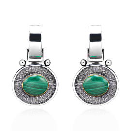 Серьги подвесные ER021197MLC-COV-M серебро