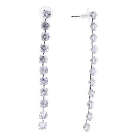 Серьги подвесные 321110149 ювелирный сплав