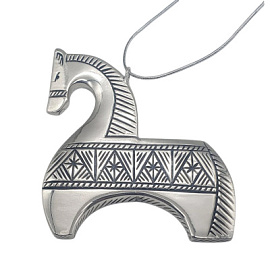 Сувенир елочная игрушка 100064 ювелирный сплав Лошадь