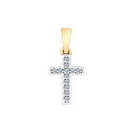 Крест декоративный 034851 золото