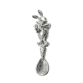 Кошельковый сувенир ложка 1531СВ00801 серебро Кролик
