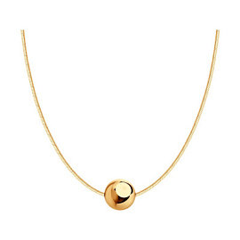 Колье 070600 золото Шар