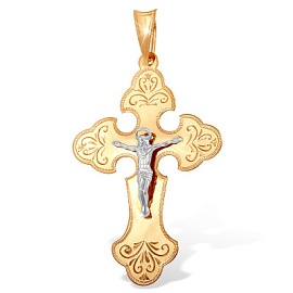 Крест христианский П1804327 золото