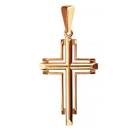 Крест христианский 805-00335-10-00-00-00 золото