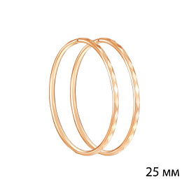 Серьги конго 08-0220-01 золото