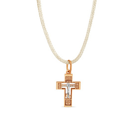 Крест христианский Т14016050 золото