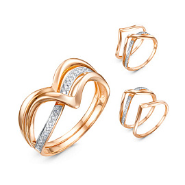 Кольцо 1108080 золото