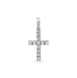 Крест декоративный 500200-301-0019 серебро