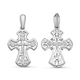 Крест христианский с080423 серебро