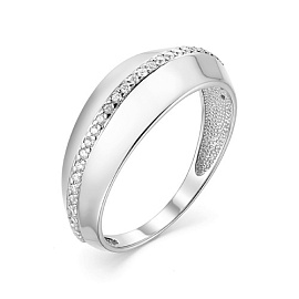 Кольцо дорожка К630-1229 серебро_0