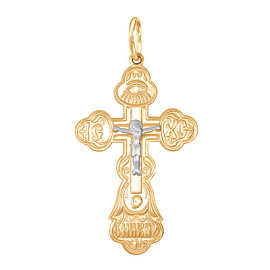 Крест христианский 20-0220 золото Полновесный
