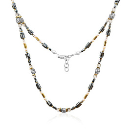 Колье NK029977SMQ-FRD-S серебро