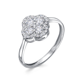 Кольцо BR1000601010W золото Ван Клиф