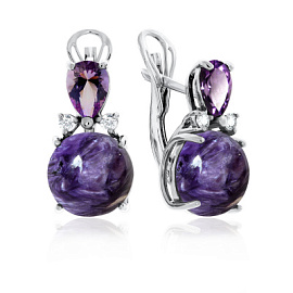 Серьги 2340460935-92 серебро