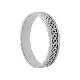 Кольцо обручальное AgЕ-234Б серебро