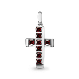 Крест декоративный 2541803.5 серебро