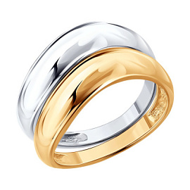 Кольцо 94014689 серебро